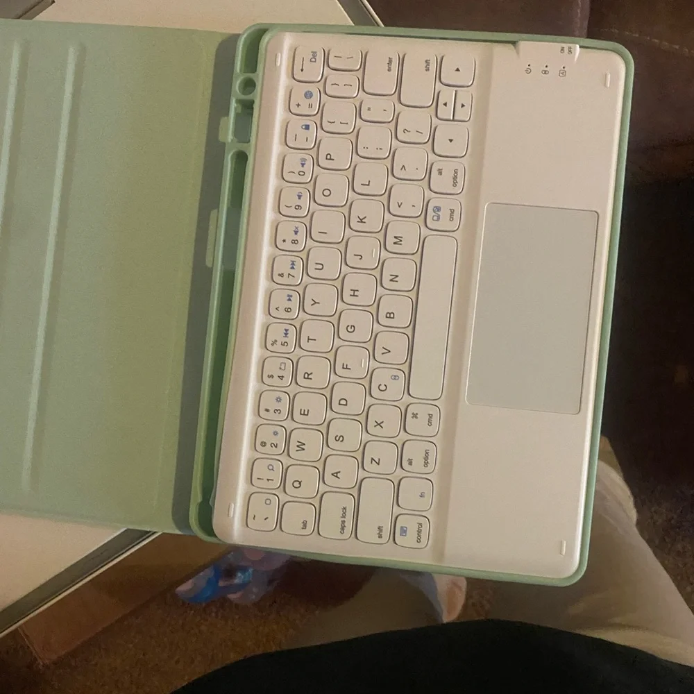 New iPad case fits up air 3 and up except for the small ones detachable keyboard